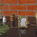 Metal Designer Photo Frame Antique Gold 2×3 Inch - Vintage Gulley