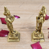 Brass Garuda and Hanuman Idol