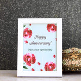 White Photo Frame with Stand - 5" x 7" (Vertical) - Vintage Gulley