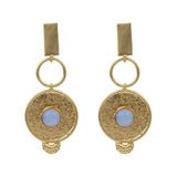 Semi-Precious Stone Ethnic Earrings for Women and Girl - Vintage Gulley