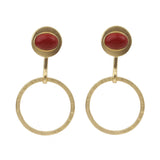Semi-Precious Stone Ethnic Earrings for Women and Girl - Vintage Gulley
