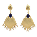 Semi-Precious Stone Ethnic Earrings for Women and Girl - Vintage Gulley