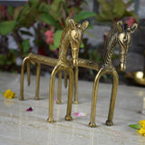 Brass Tribal Antique Horse - Vintage Gulley