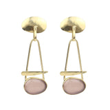 Semi-Precious Stone Ethnic Earrings for Women and Girl - Vintage Gulley