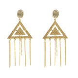 Semi-Precious Stone Ethnic Earrings for Women and Girl - Vintage Gulley