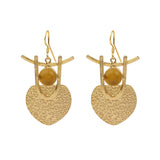 Semi-Precious Stone Ethnic Earrings for Women and Girl - Vintage Gulley
