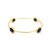Women's Stone Gold Plated Stone Bracelet Kada for Women - Vintage Gulley