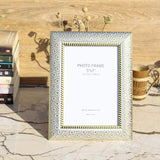 White Design Photo Frame with Stand - 5" x 7" (Vertical) - Vintage Gulley