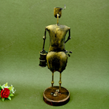 Wrought Iron Worker Figure