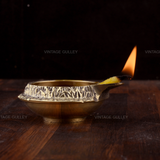 Brass Kuber Diya - Small