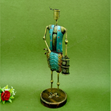 Wrought Iron Worker Figure