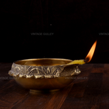 Brass Kuber Diya - Small