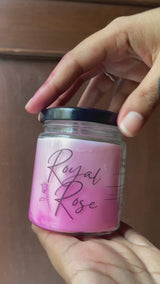 Royal Rose Scented Vegan Soy Wax Candle - 5 Oz