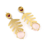 Semi-Precious Stone Ethnic Earrings for Women and Girl - Vintage Gulley