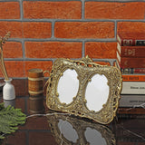 Metal Designer Photo Frame Antique Gold 3×4 Inch - Vintage Gulley