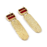 Semi-Precious Stone Ethnic Earrings for Women and Girl - Vintage Gulley