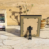 Line Design Photo Frame with Stand - 4" x 6" (Vertical) - Vintage Gulley