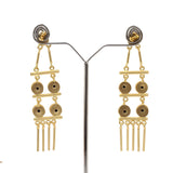 Semi-Precious Stone Ethnic Earrings for Women and Girl - Vintage Gulley