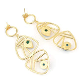 Semi-Precious Stone Ethnic Earrings for Women and Girl - Vintage Gulley