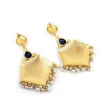 Semi-Precious Stone Ethnic Earrings for Women and Girl - Vintage Gulley