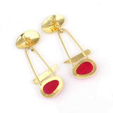 Semi-Precious Stone Ethnic Earrings for Women and Girl - Vintage Gulley