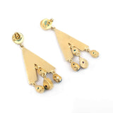 Semi-Precious Stone Ethnic Earrings for Women and Girl - Vintage Gulley