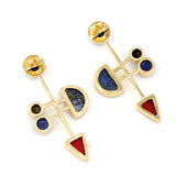 Semi-Precious Stone Ethnic Earrings for Women and Girl - Vintage Gulley