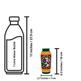 Warli Hand-Painted Terracotta Pot - Red