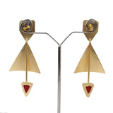 Semi-Precious Stone Ethnic Earrings for Women and Girl - Vintage Gulley