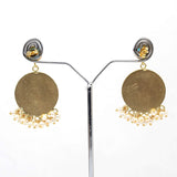 Semi-Precious Stone Ethnic Earrings for Women and Girl - Vintage Gulley