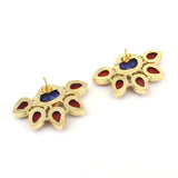 Semi-Precious Stone Ethnic Earrings for Women and Girl - Vintage Gulley
