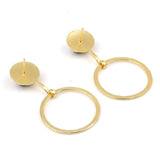 Semi-Precious Stone Ethnic Earrings for Women and Girl - Vintage Gulley