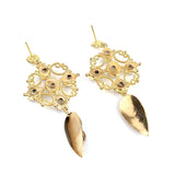 Semi-Precious Stone Ethnic Earrings for Women and Girl - Vintage Gulley