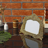 Metal Designer Photo Frame Antique Gold 5×4 Inch - Vintage Gulley