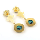 Semi-Precious Stone Ethnic Earrings for Women and Girl - Vintage Gulley