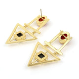 Semi-Precious Stone Ethnic Earrings for Women and Girl - Vintage Gulley