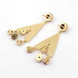 Semi-Precious Stone Ethnic Earrings for Women and Girl - Vintage Gulley