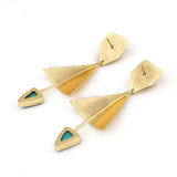 Semi-Precious Stone Ethnic Earrings for Women and Girl - Vintage Gulley