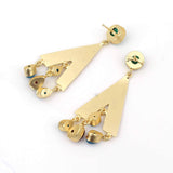 Semi-Precious Stone Ethnic Earrings for Women and Girl - Vintage Gulley