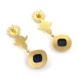 Semi-Precious Stone Ethnic Earrings for Women and Girl - Vintage Gulley