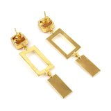 Semi-Precious Stone Ethnic Earrings for Women and Girl - Vintage Gulley