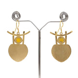 Semi-Precious Stone Ethnic Earrings for Women and Girl - Vintage Gulley