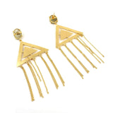 Semi-Precious Stone Ethnic Earrings for Women and Girl - Vintage Gulley