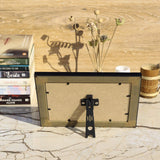 Brown Line Design Photo Frame with Stand - 5" x 7" (Horizontal) - Vintage Gulley