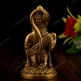 Brass Lord Hanuman Ji Murti Bajrangbali with Gada