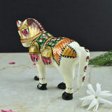 Hand-Enamelled in Metal Meenakari Horse - Vintage Gulley