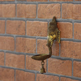 Brass Lord Ganesha Hanging with Diya and Bell - Vintage Gulley
