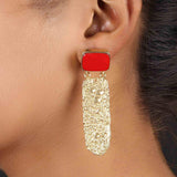 Semi-Precious Stone Ethnic Earrings for Women and Girl - Vintage Gulley