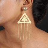 Semi-Precious Stone Ethnic Earrings for Women and Girl - Vintage Gulley