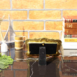 Metal Designer Photo Frame Antique Gold 2×3 Inch - Vintage Gulley